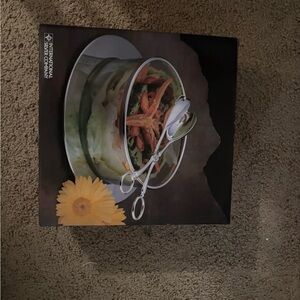 International Silver plate Salad Serving Set